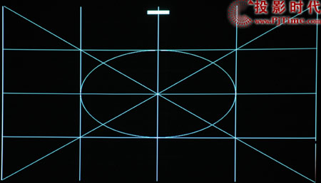 點(diǎn)擊放大,奧圖碼(OPTOMA)HD72投影機(jī)線條和文字效果