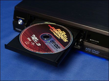 左端HD+DVD光驅(qū)托盤