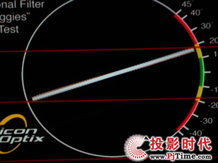 示創(chuàng)cinetron HD-900 LCOS家用投影機線條和文字
