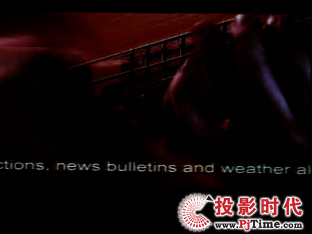 示創(chuàng)cinetron HD-900 LCOS家用投影機線條和文字