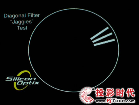 示創(chuàng)cinetron HD-900 LCOS家用投影機線條和文字