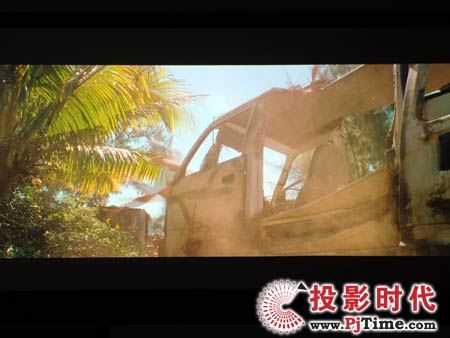 點擊放大，示創(chuàng)cinetron HD-900 LCOS家用投影機藍光高清效果