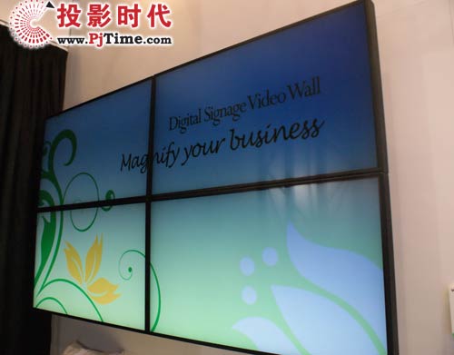 由DS4600組成的數(shù)字看板拼接墻