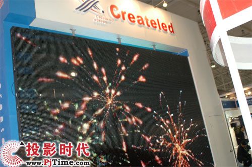 創(chuàng)顯光電LED顯示屏亮相InfoComm09