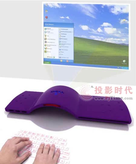 環(huán)保設(shè)計 Dell展出投影電腦概念機