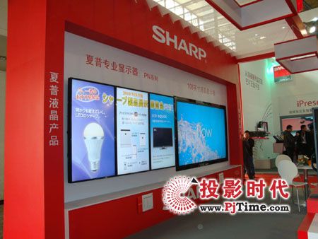 夏普108寸液晶顯示器盛裝亮相CCBN2010