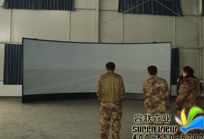 虛擬仿真大屏幕邊緣融合技術(shù)保駕空軍技術(shù)升級