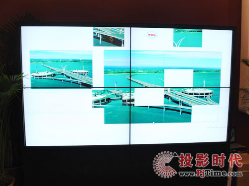 北京安博會：TCL展超大液晶拼接墻