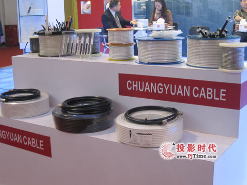 杭州創(chuàng)遠(yuǎn)電纜產(chǎn)品亮相CCBN 2012