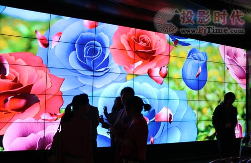 杰思創(chuàng)在InfoComm展新穎大屏拼接墻