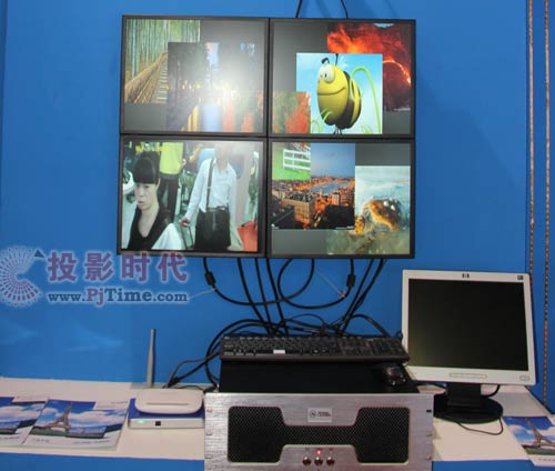 杰思創(chuàng)在InfoComm展新穎大屏拼接墻