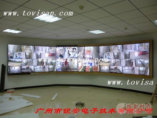 55寸液晶拼接-廣州市銳安電子技術(shù)有限公司案例