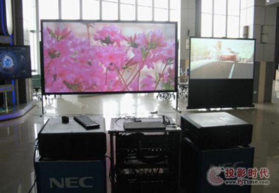 4K 激光 融合 NEC高端投影解決方案infocomm期間展出