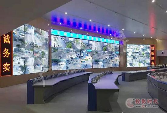 王牌顯示120臺(tái)超大型拼接系統(tǒng)助力蕪湖“天網(wǎng)”工程