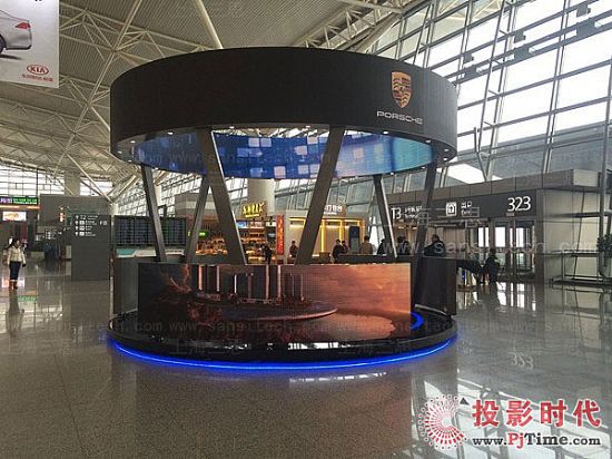 西安咸陽(yáng)機(jī)場(chǎng)創(chuàng)意LED顯示屏