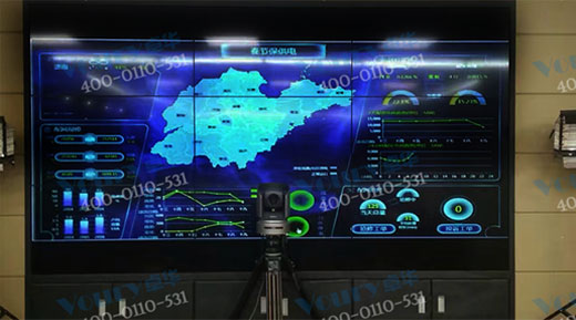 Voury卓華液晶拼接屏助力陽谷供電：春節(jié)保供電