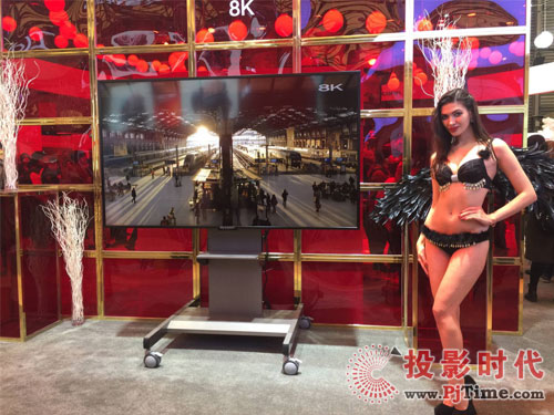 美女與大屏齊上陣 夏普AWE2017亮瞎眼