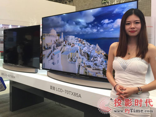 美女與大屏齊上陣 夏普AWE2017亮瞎眼