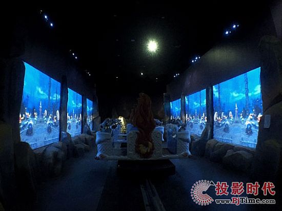 贏康為南昌萬達(dá)城打造的《鐘馗送親》3D互動(dòng)射擊劇場(chǎng)