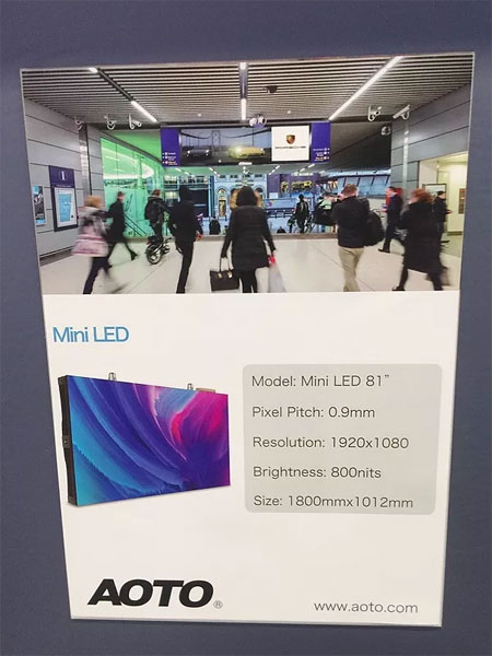 WӡMini LED@ʾϵy(tng)InfoCommչʽl(f)