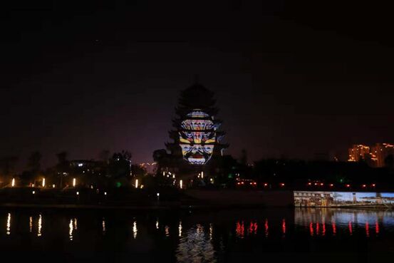 遂寧燈光秀——“祈福靈泉 結(jié)緣仁里”