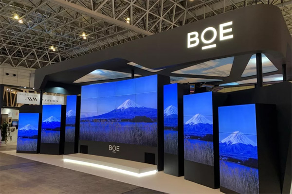 BOE（京東方）創(chuàng)新顯示解決方案亮相日本商用顯示展