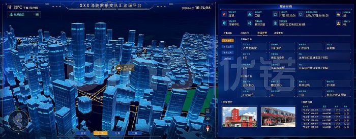 UINO優(yōu)锘科技數(shù)字孿生智慧消防終于“搬”上了消防設(shè)備展