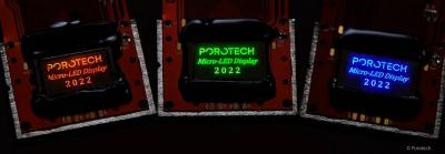 Porotech展示全彩原生GaN micro LED微型顯示器