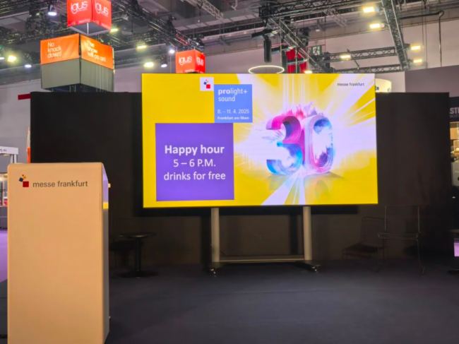 科倫特閃耀2025Prolight+Sound德國展，引領(lǐng)商用移動(dòng)顯示新趨勢