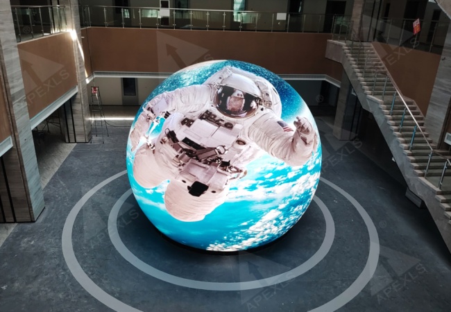 賦能臨沂莒南縣科技館: 康碩展LED球形屏打造沉浸式科普體驗空間