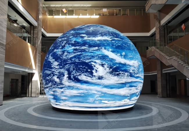賦能臨沂莒南縣科技館: 康碩展LED球形屏打造沉浸式科普體驗空間