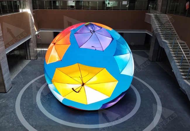 賦能臨沂莒南縣科技館: 康碩展LED球形屏打造沉浸式科普體驗空間