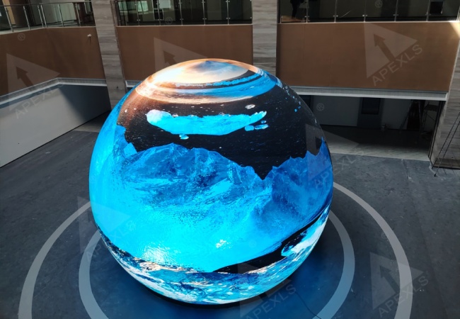 賦能臨沂莒南縣科技館: 康碩展LED球形屏打造沉浸式科普體驗空間